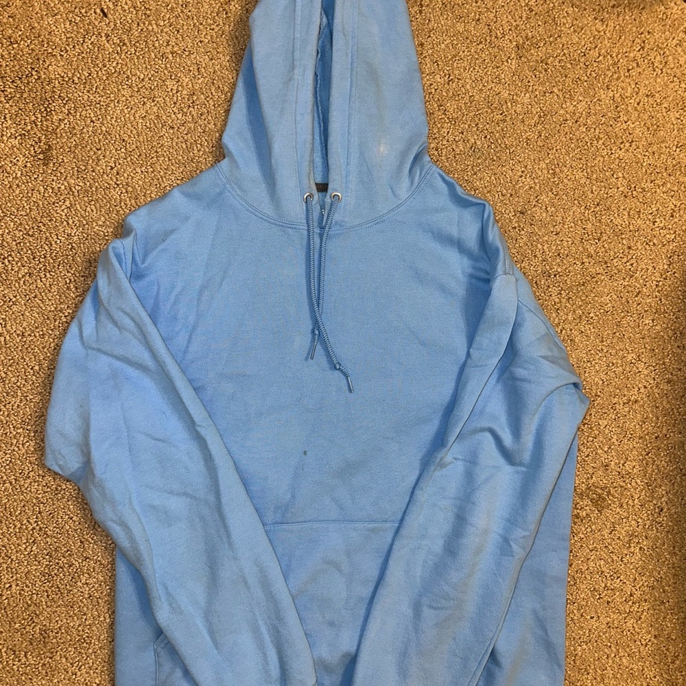Men's Blue Hoodie Sweater